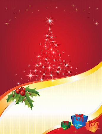 simsearch:400-05365110,k - Christmas vector illustration. All elements are editable. Foto de stock - Royalty-Free Super Valor e Assinatura, Número: 400-04772649