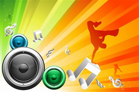 simsearch:400-05183914,k - illustration of dj background Fotografie stock - Microstock e Abbonamento, Codice: 400-04772660