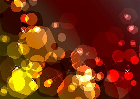 sparking light in sky - Sparkling festive red and yellow background with glow Stock Photo - Budget Royalty-Free & Subscription, Code: 400-04772674