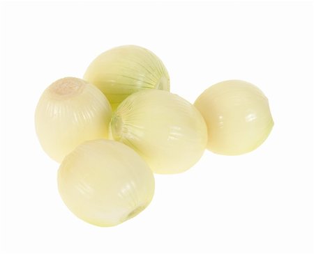 simsearch:400-04834620,k - the cleared onions isolated on white background Stock Photo - Budget Royalty-Free & Subscription, Code: 400-04772730