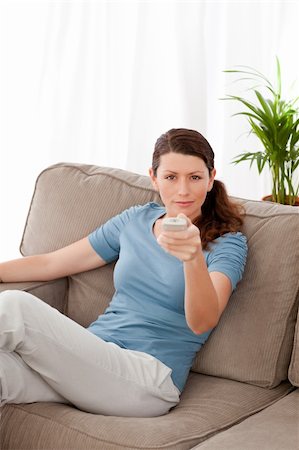 simsearch:400-05297936,k - Bored woman waiting for her boyfriend playing video games Stock Photo - Budget Royalty-Free & Subscription, Code: 400-04772998