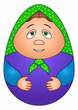 simsearch:400-04786757,k - Doll matreshka, Russian traditional national wooden doll Stock Photo - Budget Royalty-Free & Subscription, Code: 400-04772990