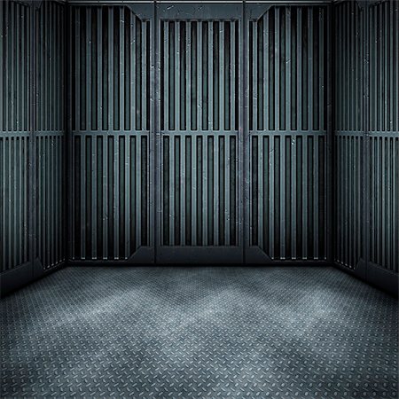 An image of a dark steel room background Stock Photo - Budget Royalty-Free & Subscription, Code: 400-04773312