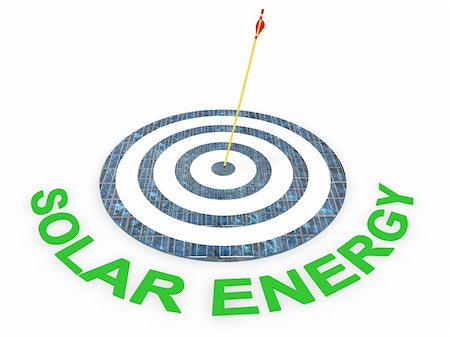solar panels business - Solar Energy Target Stock Photo - Budget Royalty-Free & Subscription, Code: 400-04773370