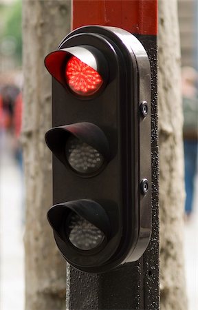 stop sign intersection - traffic lights, light signal, red Stock Photo - Budget Royalty-Free & Subscription, Code: 400-04773936