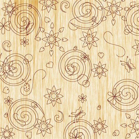 ellion (artist) - Retro sepia background, format square, hand-drawing Stockbilder - Microstock & Abonnement, Bildnummer: 400-04784124