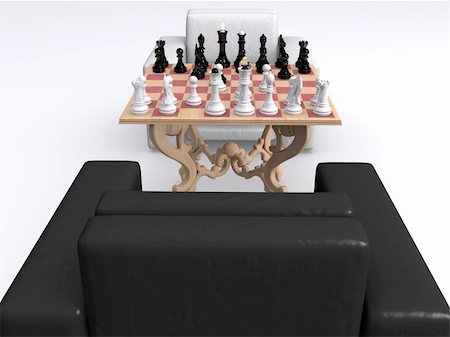 simsearch:400-05070051,k - chess. black and white Stock Photo - Budget Royalty-Free & Subscription, Code: 400-04784476