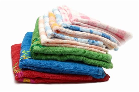 simsearch:400-06564793,k - Pile of coloured bath towels Photographie de stock - Aubaine LD & Abonnement, Code: 400-04785154