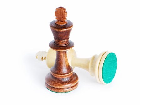 simsearch:625-01744894,k - Chess figure isolated on the white background Stock Photo - Budget Royalty-Free & Subscription, Code: 400-04785384