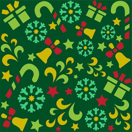 christmas seamless texture vector illustration Stock Photo - Budget Royalty-Free & Subscription, Code: 400-04785519