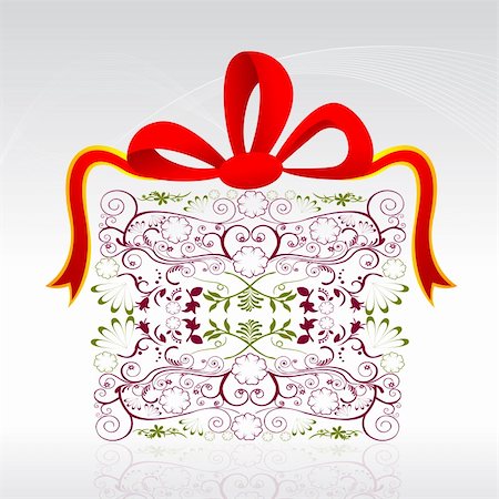 simsearch:400-04268949,k - illustration of floral gift card on white background Stock Photo - Budget Royalty-Free & Subscription, Code: 400-04786391