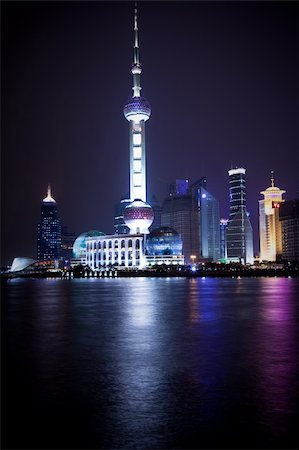 Oriental Pearl Tower, Shanghai chian. Stock Photo - Budget Royalty-Free & Subscription, Code: 400-04787385