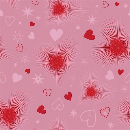 simsearch:400-05744625,k - Excellent seamless valentine background. Vector illustration. Stock Photo - Budget Royalty-Free & Subscription, Code: 400-04788224