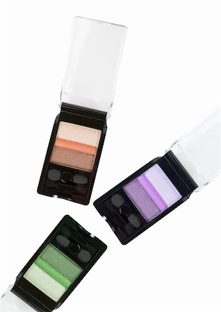 simsearch:400-04988963,k - Set of cosmetic paints isolated on a white background Stock Photo - Budget Royalty-Free & Subscription, Code: 400-04788298