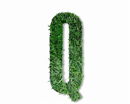 simsearch:400-08492105,k - Letter designed as if being cut from grass Photographie de stock - Aubaine LD & Abonnement, Code: 400-04788592