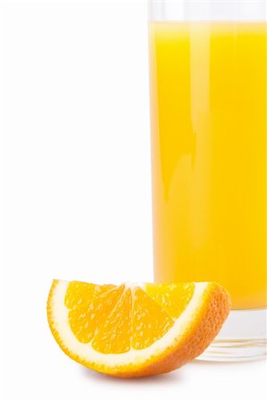 simsearch:400-05911768,k - orange juice isolated on white Photographie de stock - Aubaine LD & Abonnement, Code: 400-04788742
