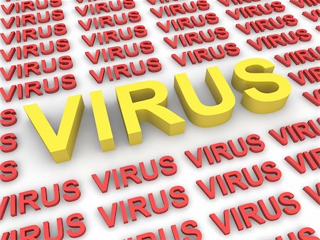 protect virus computer 3d - virus concept Stock Photo - Budget Royalty-Free & Subscription, Code: 400-04788985