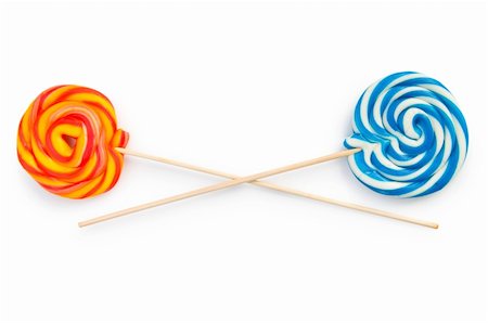 red circle lollipop - Colourful lollipop isolated on the white background Stock Photo - Budget Royalty-Free & Subscription, Code: 400-04789067