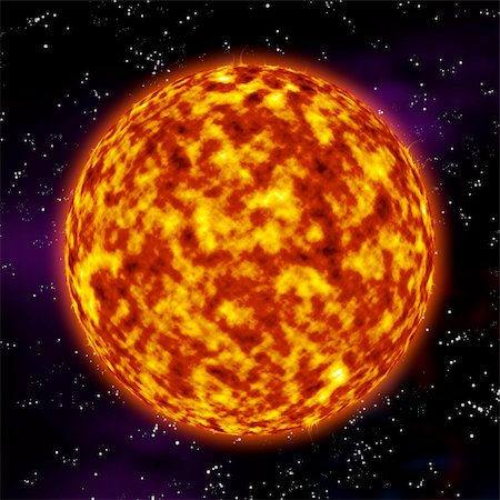 electromagnetism - Illustration showing the detailed surface of the sun Photographie de stock - Aubaine LD & Abonnement, Code: 400-04789304