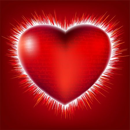 simsearch:400-08648666,k - I love you in different languages on gloss heart symbol with burst rays. EPS 8 vector file included Stock Photo - Budget Royalty-Free & Subscription, Code: 400-04789305
