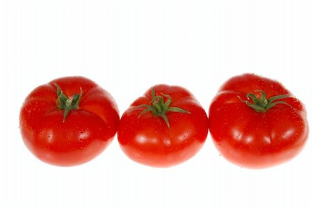 simsearch:400-07288793,k - red tomatos photo on the white background Photographie de stock - Aubaine LD & Abonnement, Code: 400-04789615