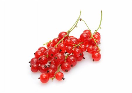 simsearch:400-04423672,k - red currant photo on the white background Stockbilder - Microstock & Abonnement, Bildnummer: 400-04789620