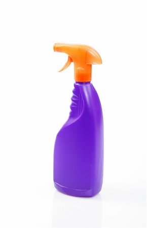 spray bottle photo on the white background Stock Photo - Budget Royalty-Free & Subscription, Code: 400-04789633