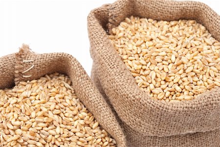 Sacks of wheat grains Stock Photo - Budget Royalty-Free & Subscription, Code: 400-04781148