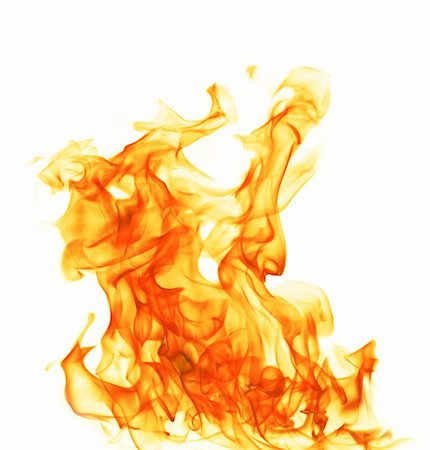 simsearch:400-07892114,k - Fire flame isolated on white backgound Foto de stock - Super Valor sin royalties y Suscripción, Código: 400-04781210