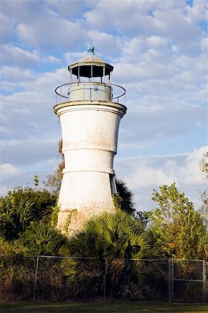 Port Pontchartrain Lighthouse - New Orleans, Louisiana. Foto de stock - Super Valor sin royalties y Suscripción, Código: 400-04781364