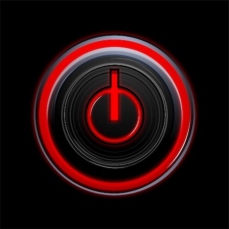 illustration  of power button Stock Photo - Budget Royalty-Free & Subscription, Code: 400-04781518