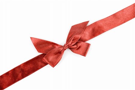 simsearch:400-07450793,k - red holiday ribbon on white background Stock Photo - Budget Royalty-Free & Subscription, Code: 400-04781691