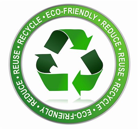 simsearch:400-04384469,k - Protect the World from pollution recycle sticker. Photographie de stock - Aubaine LD & Abonnement, Code: 400-04781960