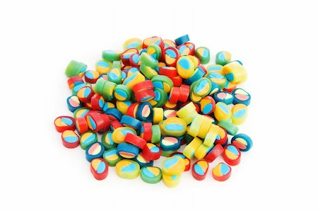 simsearch:400-05237252,k - Colourful sweets isolated on the white background Stock Photo - Budget Royalty-Free & Subscription, Code: 400-04782292