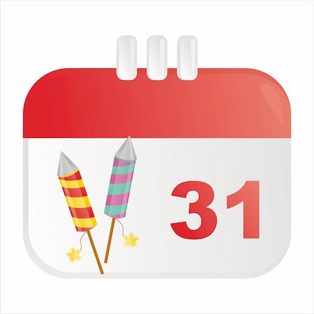 simsearch:400-05725983,k - new year calendar icon Foto de stock - Royalty-Free Super Valor e Assinatura, Número: 400-04782535