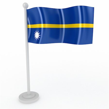 simsearch:400-04796084,k - Illustration of a flag of Nauru on a white background Foto de stock - Royalty-Free Super Valor e Assinatura, Número: 400-04782682