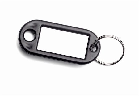 close up of a key fob on white background with clipping path Photographie de stock - Aubaine LD & Abonnement, Code: 400-04782799