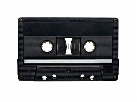 simsearch:400-06357261,k - close up of old audio tape on white background Stock Photo - Budget Royalty-Free & Subscription, Code: 400-04782805