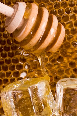 Beautiful yellow patch of healthy and tasty honey Photographie de stock - Aubaine LD & Abonnement, Code: 400-04782929
