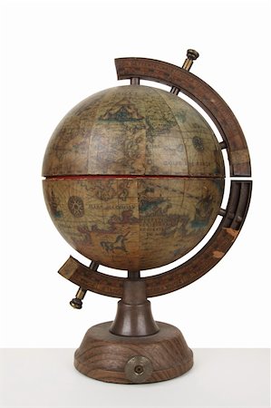 De l'Isle globe, antique model of earth. Historical Globe. Foto de stock - Super Valor sin royalties y Suscripción, Código: 400-04783081