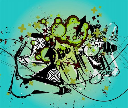dirty graffiti - background Stock Photo - Budget Royalty-Free & Subscription, Code: 400-04783148