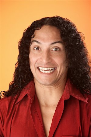 Handsome Native American with a big grin Stock Photo - Budget Royalty-Free & Subscription, Code: 400-04783199