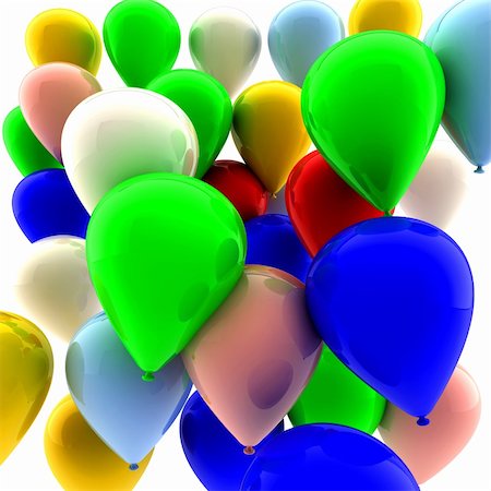 simsearch:400-09092400,k - Many colored balloons fly in the air Stock Photo - Budget Royalty-Free & Subscription, Code: 400-04783361
