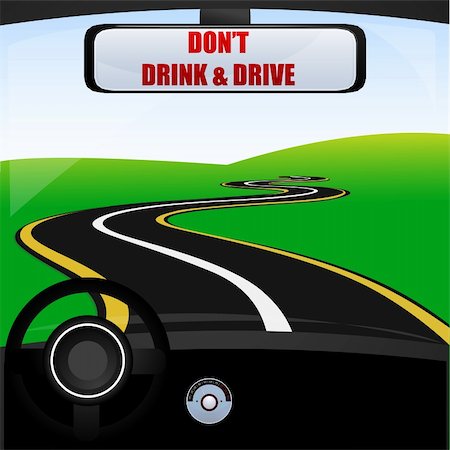 simsearch:400-05034191,k - illustration of don't drink and drive Foto de stock - Super Valor sin royalties y Suscripción, Código: 400-04783507