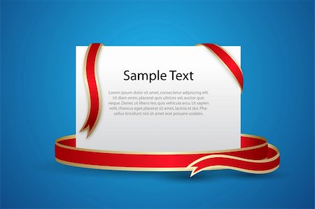simsearch:400-07308715,k - illustration of gift card wrapped with ribbon Stock Photo - Budget Royalty-Free & Subscription, Code: 400-04783582