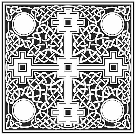 simsearch:400-04788857,k - Celtic cross vector design Foto de stock - Super Valor sin royalties y Suscripción, Código: 400-04783988