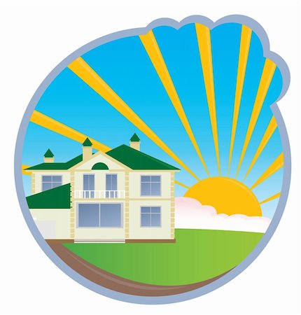 House. Vector illustration for you design Stock Photo - Budget Royalty-Free & Subscription, Code: 400-04794159