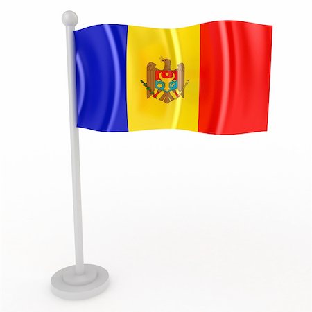simsearch:400-04796084,k - Illustration of a flag of Moldova on a white background Foto de stock - Royalty-Free Super Valor e Assinatura, Número: 400-04794289