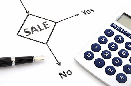 simsearch:400-04290721,k - sale pen and flow chart showing retail commerce or marketing concept Fotografie stock - Microstock e Abbonamento, Codice: 400-04794867