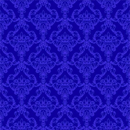 simsearch:400-04814440,k - Seamless wallpaper pattern from abstract smooth forms, vector Photographie de stock - Aubaine LD & Abonnement, Code: 400-04795593
